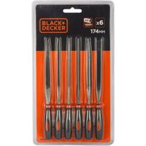 Ferramenta manual bd lima jogo com 6 pecas - BLACK & DECKER