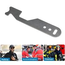 Ferramenta Manual Multifuncional De Aço Inoxidável Para Abrir Fechaduras De Portas De Bombeiros