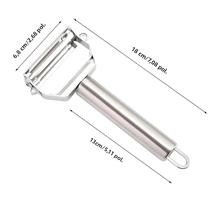 Ferramenta Manual Portátil De Aço Inoxidável Para Vegetais Com Cabo Artigo De Cozinha Multiuso