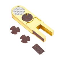 Ferramenta modeladora de pontas de taco de bilhar em forma de U
