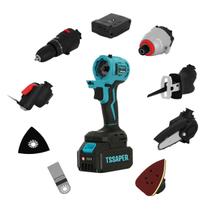 Ferramenta Multifuncional 8 Em 1 A Bateria De 21v Com Maleta Ferramenta Multifuncional 8 Em 1 A Bateria De 21v Com Maleta