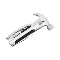 Ferramenta Multifuncional De Sobrevivência 15 Em 1, Martelo De Aço Inoxidável, Faca Dobrável,