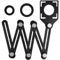 Ferramenta Multifuncional Esquadro Régua Ajustável Ferramenta Multifuncional Esquadro Régua Ajustável