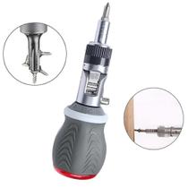 Ferramenta Multiuso 8 Em 1 Chave De Fenda Catraca Reversível