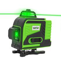 Ferramenta Nível De Laser 4D Verde 16 Linhas Nivelador 360 - tpoe
