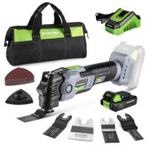 Ferramenta oscilante WORKPRO 20V sem fio sem escova com acessórios Ferramenta oscilante WORKPRO 20V sem fio sem escova com acessórios