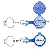Ferramenta para amarrar nós de pesca HOOK-EZE, pacote com 2, azul