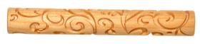 Ferramenta para Cerâmica MKM TW-02 Rolo de Galho de Madeira com Padrão Curlicue 7,5 cm Ferramenta para Cerâmica MKM TW-02 Rolo de Galho de Madeira com Padrão Curlicue 7,5 cm