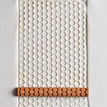 Ferramenta para Cerâmica MKM TW-24 Rolo de Madeira com Textura de Favo de Mel 7,5 cm Ferramenta para Cerâmica MKM TW-24 Rolo de Madeira com Textura de Favo de Mel 7,5 cm