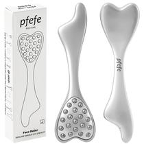 Ferramenta para cuidados com a pele em aço inoxidável Gua Sha & Face Roller
