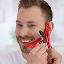 Ferramenta para Modelar Barba NEKMATE SIDECHEEK 3D Molde Guia Ferramenta para Modelar Barba NEKMATE SIDECHEEK 3D Molde Guia