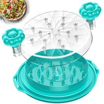 Ferramenta para triturar frango Beiyunee Twist Large com pincel Tiff-blue Ferramenta para triturar frango Beiyunee Twist Large com pincel Tiff-blue