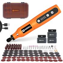 Ferramenta rotativa HARDELL Mini 3.7V de carregamento USB de 5 velocidades com estojo Ferramenta rotativa HARDELL Mini 3.7V de carregamento USB de 5 velocidades com estojo