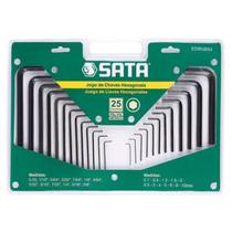 Ferramenta Sata Allen 25 Peças Jogo Chave Allin Hexagonal Ferramenta Sata Allen 25 Peças Jogo Chave Allin Hexagonal