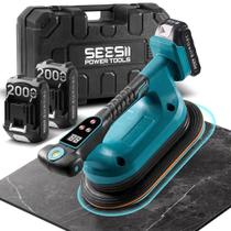 Ferramenta Vibratória para Azulejos Seesii 285mm com Sucção Elétrica 2x2000mAh Ferramenta Vibratória para Azulejos Seesii 285mm com Sucção Elétrica 2x2000mAh