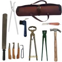 Ferramentas Casqueamento e Ferrageamento Profissional Completo Ferramentas Casqueamento e Ferrageamento Profissional Completo