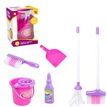 Ferramentas de limpeza Conjunto de brinquedos Kids Simulation Broom Mop Bucket
