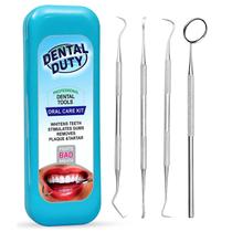 Ferramentas de limpeza dentária Dental Duty Removedor de placa bacteriana em aço inoxidável