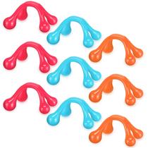 Ferramentas de massagem Liliful, 9 peças, massageadores de pescoço e costas com gancho