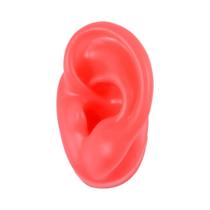 Ferramentas De Prática De Tatuagem Modelo De Piercing De Silicone De Orelha Macia Com Kit De Suporte