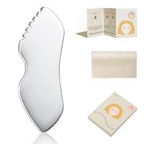 Ferramentas faciais Gua Sha ALOYGUZ em aço inoxidável para rosto e corpo