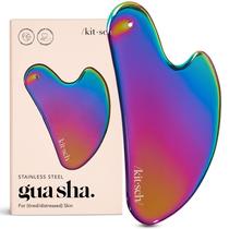 Ferramentas faciais Gua Sha Drenagem linfática em aço inoxidável Kitsch Ferramentas faciais Gua Sha Drenagem linfática em aço inoxidável Kitsch