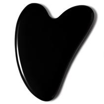 Ferramentas faciais Gua Sha rosenice Black Guasha Jade Stone Ferramentas faciais Gua Sha rosenice Black Guasha Jade Stone