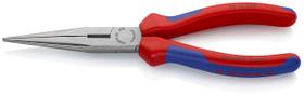 Ferramentas KNIPEX - Alicate de nariz com cortador, multicompontado (2612200), multicolorido, 8 polegadas