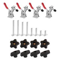 Ferramentas para marcenaria POWERTEC Toggle Clamp T Track Kit 4PK