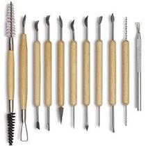 Ferramentas Para Modelagem De Argila 11 Peças Sft036