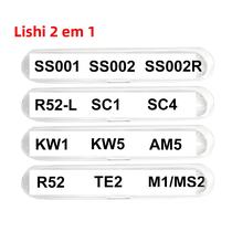 Ferramentas Universais 2 Em 1 Para Chaveiro Lishi SS001 SS002 pro SS002R R52L SC1 SC4 KW1 KW5 AM5