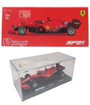 Ferrari F1 SF21 - Carlos Sainz 55 - Acrílico - Formula 1 2021 - Ferrari Racing - 1/43 - Bburago