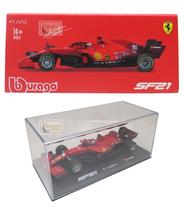 Ferrari F1 SF21 - Charles Leclerc 16 - Acrílico - Formula 1 2021 - Ferrari Racing - 1/43 - Bburago