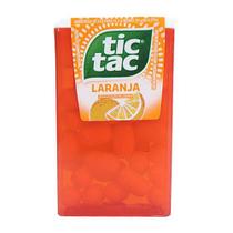 Ferrero Pastilha Tic Tac Laranja 14,5 gramas Ferrero Pastilha Tic Tac Laranja 14,5 gramas
