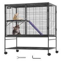 Ferret Cage VEVOR 39 Rolling Metal de 2 camadas para pequenos animais