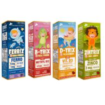 Ferrix + B-Trix + D-Trix + Zintrix - Flora Nativa Sabor:Uva