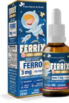 Ferrix Ferro 3mg em Gotas 30ml Sabor Morango - Flora nativa do Brasil