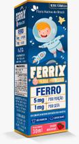 Ferrix- Ferro Em Gotas Kids- 30ml- Flora Nativa- Morango