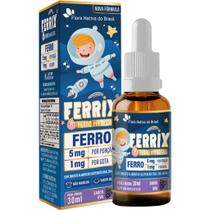 Ferrix Suplemento Ferro Infantil Flora Nativa 30ml Uva Sem Glúten Sem Lactose Ferrix Suplemento Ferro Infantil Flora Nativa 30ml Uva Sem Glúten Sem Lactose