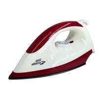 Ferro À Seco De Passar Roupa Antiaderente Cor Vermelho 127V