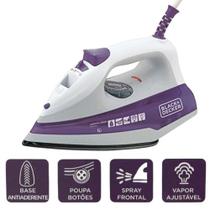 Ferro a Vapor Black+Decker FX1000 Base Antiaderente 1200W