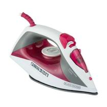 Ferro a Vapor BLACKDECKER FX2200BR 1200W Antiaderente Vapor Extra e Spray Vertical Rosa 127V