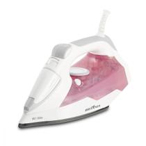 Ferro a Vapor Britânia 1200W Rosa 220V Base Antiaderente Salva-Botões 250ml Autolimpeza