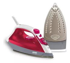 Ferro A Vapor Elétrico Arno Steamgliss Rosa 110v