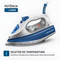 Ferro a Vapor, Mondial, 1200W - FVN-01-BL Ferro a Vapor, Mondial, 1200W - FVN-01-BL