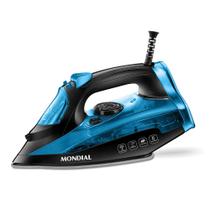 Ferro a Vapor Mondial Preto e Azul 2000W F-53