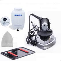 Ferro A Vapor Passar Roupas Industrial Okachi 220V + Sapata