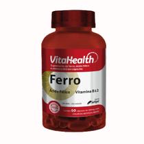 Ferro + B12 + Ácido Fólico 60 Cápsulas Vitahealth