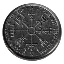 Ferro de adubo duplo Coin Shire Post Mint Norse 33 g e 3,3 cm