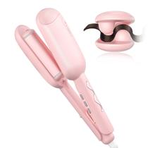 Ferro de ondulação NOVUS Wave Beach Waves de 1,25 polegadas rosa para mulheres Ferro de ondulação NOVUS Wave Beach Waves de 1,25 polegadas rosa para mulheres